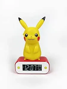 POKÉMON Pikachu light-up alarm clock