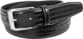 Florsheim Boselli Leather Belt Men's Belts Cognac : 44