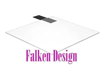 Falken Design Acrylic Sheet Clear Transparent 24 in. x 24 in. x 1/8 in. Thick