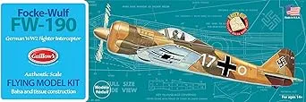 Guillow's Focke-Wulf FW-190 Model Kit, Small