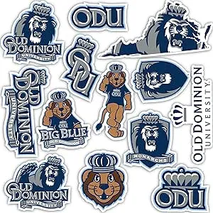 Old Dominion University ODU Monarchs Sticker (Type 2 Sheet)