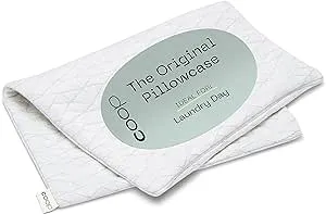 Coop Home Goods Original Pillow Case, Queen Size Pillow Case for Memory Foam Pillows, Breathable Ultra Soft Lulltra Fabric Cover with Zipper, Polyester/Rayon