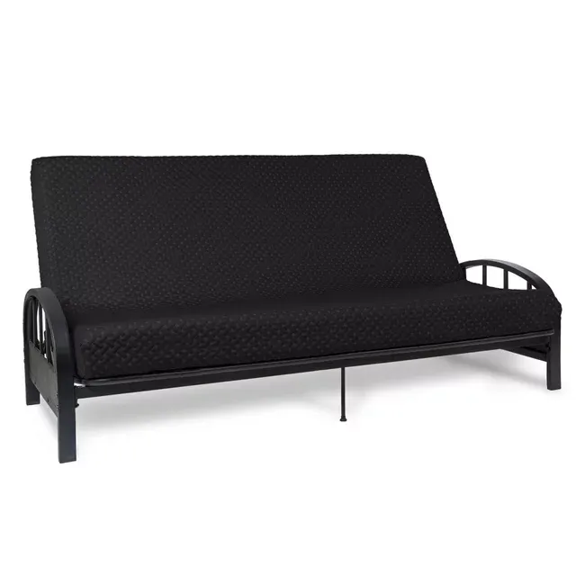 Milliard Memory Foam Futon Mattress Full Size Frame Not Included Black 7152X6