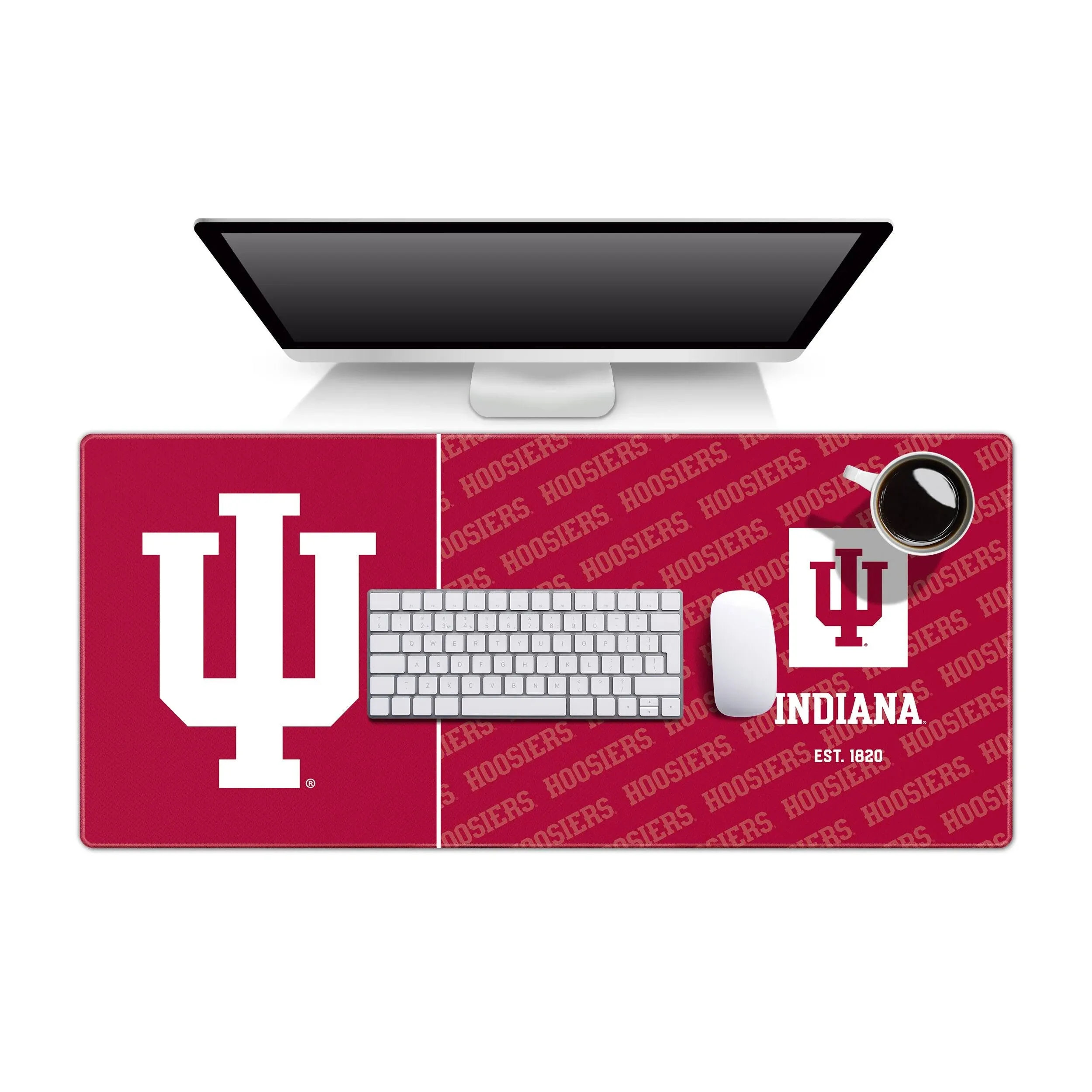 YouTheFan NCAA Indiana Hoosiers Logo Series Desk Pad