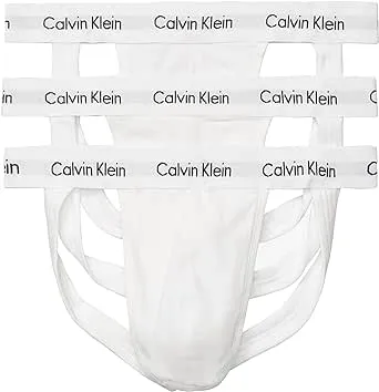 Calvin Klein Men's Cotton Stretch 3-Pack Jock Strap