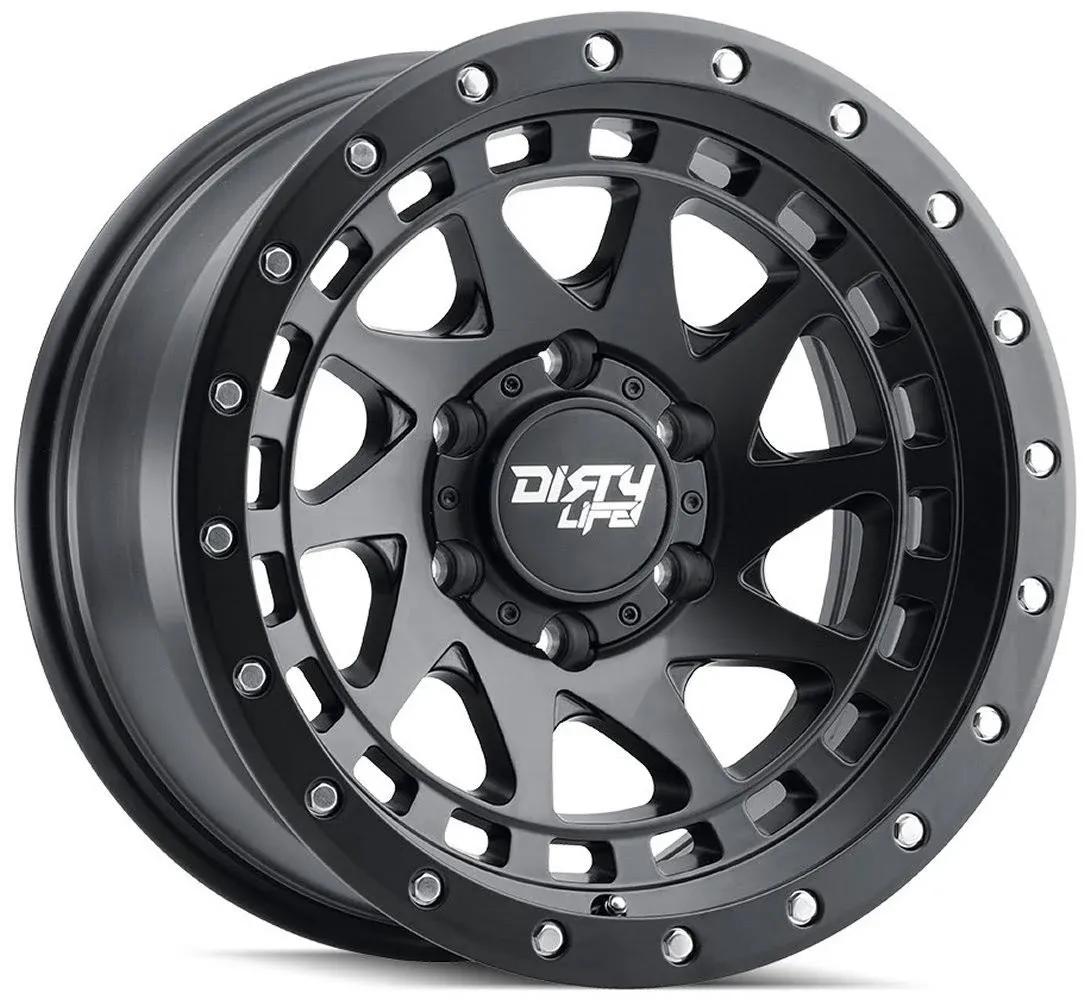 Dirty Life 17x9 Wheel Matte Black 9311 Enigma Pro 5x5 -38mm Aluminum Rim