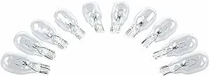 Camco 54766 912 Auto/RV/Marine Replacement Interior Light Bulb - Box of 10