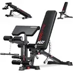 Keppifitness Adjustable Weight Bench, Bench3000 MAX Heavy Duty Workout Bench Pre