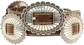 Nocona Concho Belt L / Brown