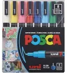 Posca 8-Color Paint Marker Set - Pc-3m Fine