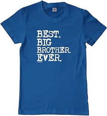 Threadrock Boys Best Big Brother Ever Youth T-shirt Sibling Slogan Gift