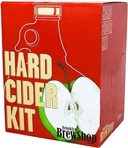 Hard Cider Making Kit: Starter Set with Reusable Glass Fermenter, Equipment, Ingredients - Perfect for Making Craft Hard Cider at Home GKCDR One EA