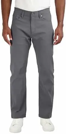 Gerry Men's Relaxed Fit Comfort Stretch Venture Commuter Pant (Gray, 40x29)