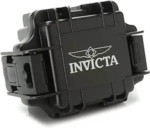 INVICTA Dive 1 Slot Black Plastic Collectors Watch Box Case