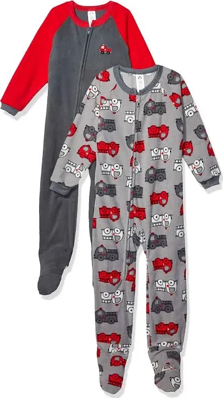 Gerber Baby & Toddler Boy Microfleece Blanket Sleeper Pajamas, 2-Pack, Sizes 0/3M-5T