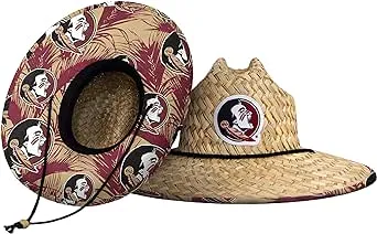 Florida State Seminoles NCAA Womens Floral Straw Hat