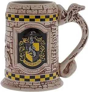 Universal Studios The Wizarding World Harry Potter Hufflepuff Stein Coffe Mug New