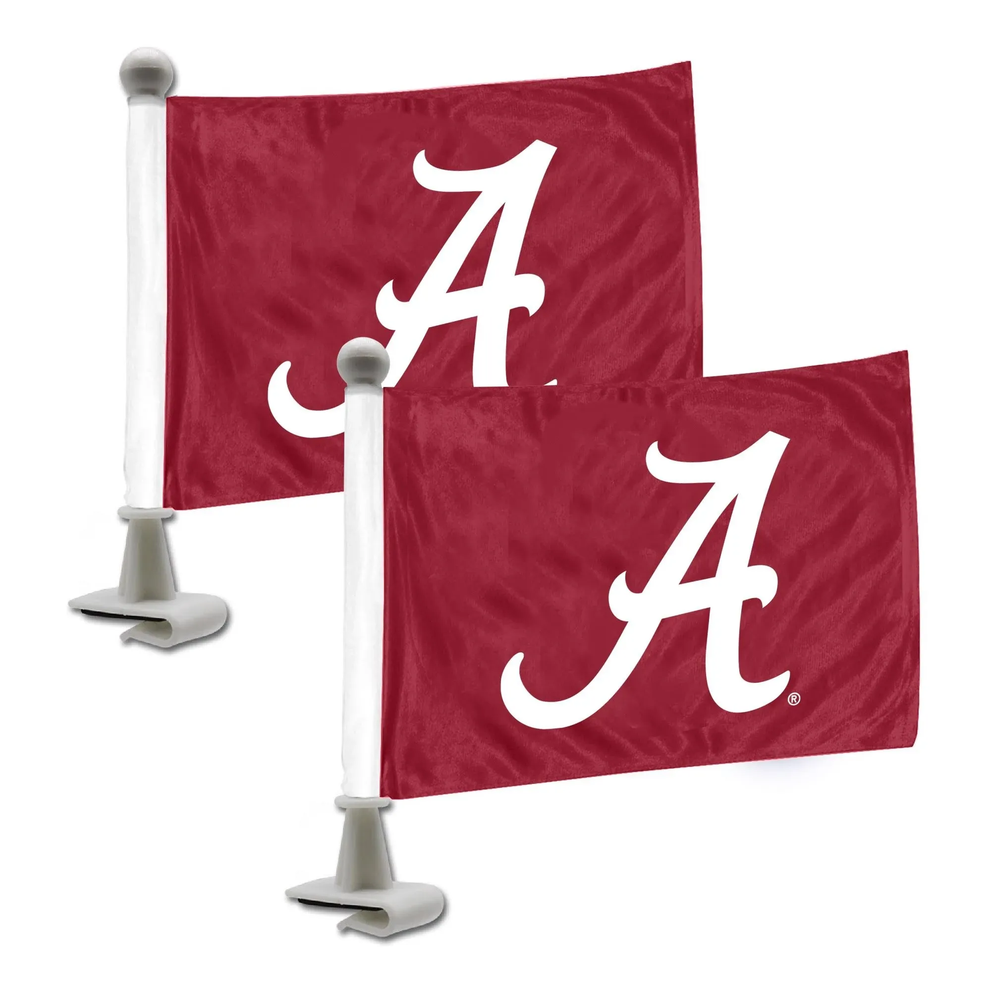 Alabama Crimson Tide Ambassador 4 inch x 6 inch Car Flag Set of 2, Other