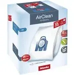 Miele Allergy XL Pack AirClean 3D GN Vacuum Cleaner Bags, 8 Bags, 1 Hepa Filter