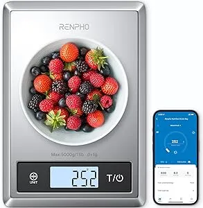 RENPHO Calibra 1 Smart Nutrition Scale (Silver)