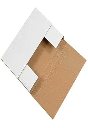 Jumbo Fold-Over Mailers, 36" x 24" x 1", White, 20/Bundle