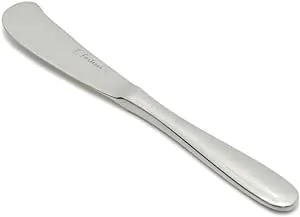 Fortessa 1.5.622.00.053 Grand City 6 11/16" 18/10 Stainless Steel Extra Heavy Weight Butter Knife - 12/Case