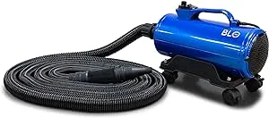 AIR-GT - Quickly Dry Your Entire Vehicle After a Wash - No More Drips, No More Scratches- Adjustable Air Speed - Extra Long Hose - Rotating Wheels