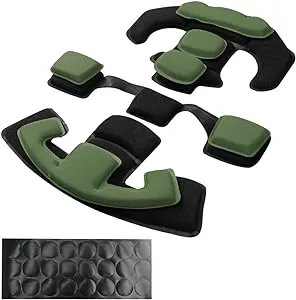 Tactical Helmet Pads,Universal Replacement EX Helmet Internal Memory Foam Pad ...