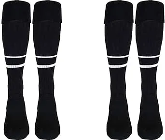 Soccer Referee Socks 2 Pair Adult 8 to 12