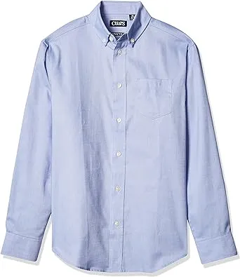 CHAPS - BOYS - SHIRT - OXFORD BLUE - SIZE 16        (GRN-201-1x3)