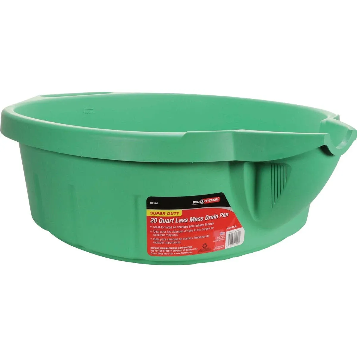 20 qt. Super Duty Less-Mess Drain Pan, 22 in. x 18 in. x 6-3/4 in.