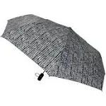 London Fog Mini Rain Umbrella, Automatic Folding Umbrella, Windproof, Lightweight and Packable for Travel, Full 42 inch Arc