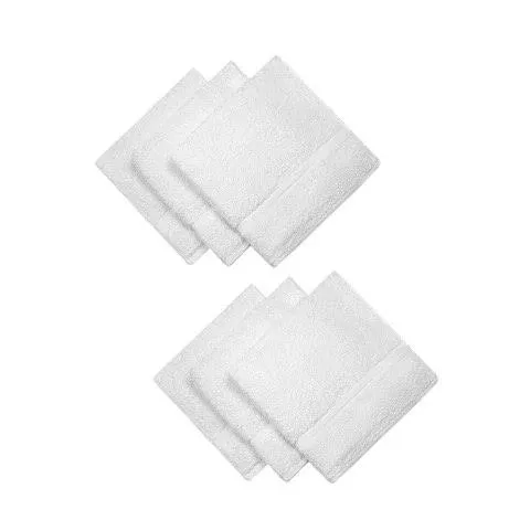 Linteum Textile Hotel Quality Bath Towels (6-Pack, 27x52 in, White)