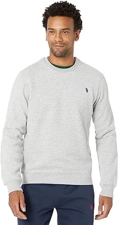 U.S. Polo Assn. Long Sleeve Popover Crew Neck Fleece Sweatshirt