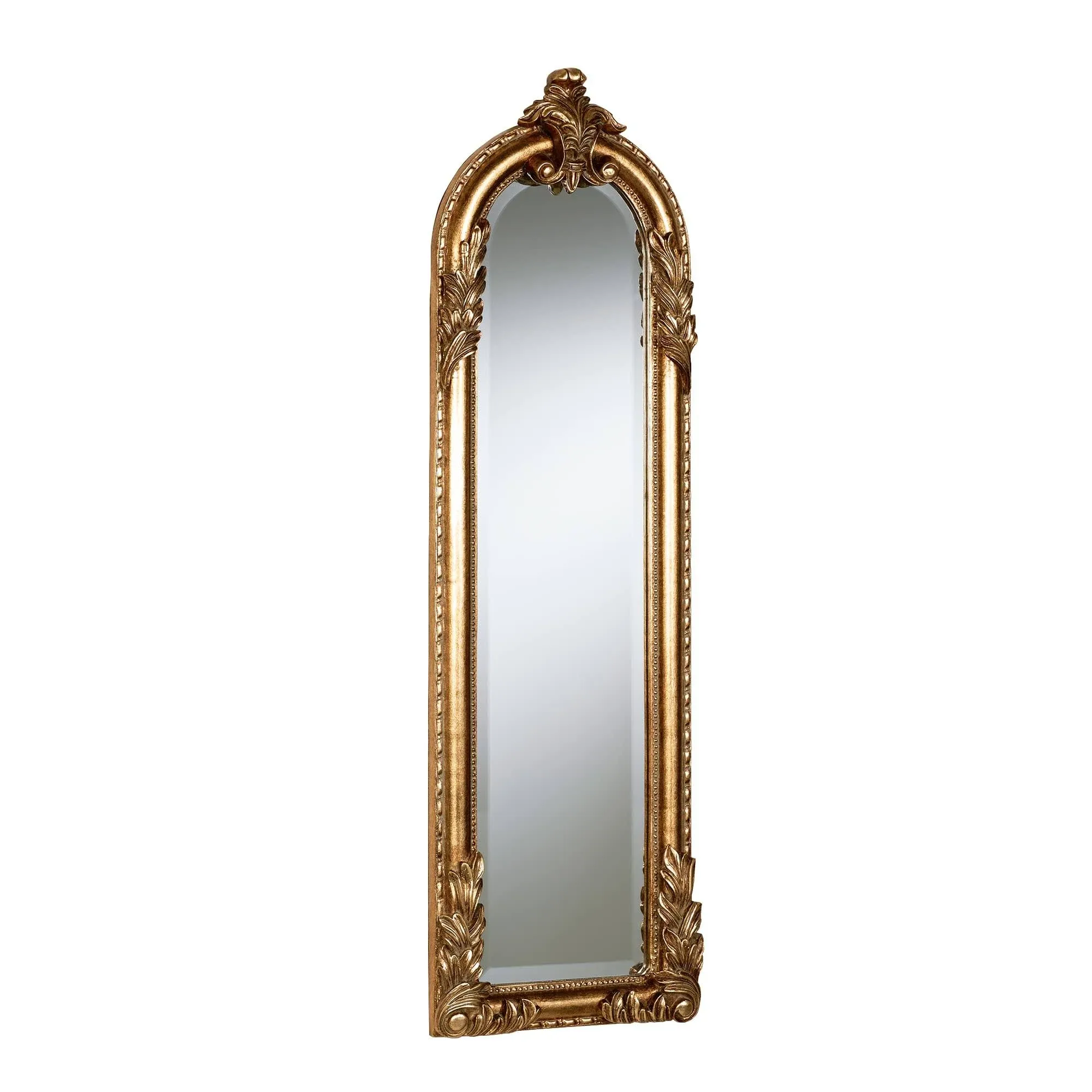 Royal Acanthus Panel Wall Mirror Gold