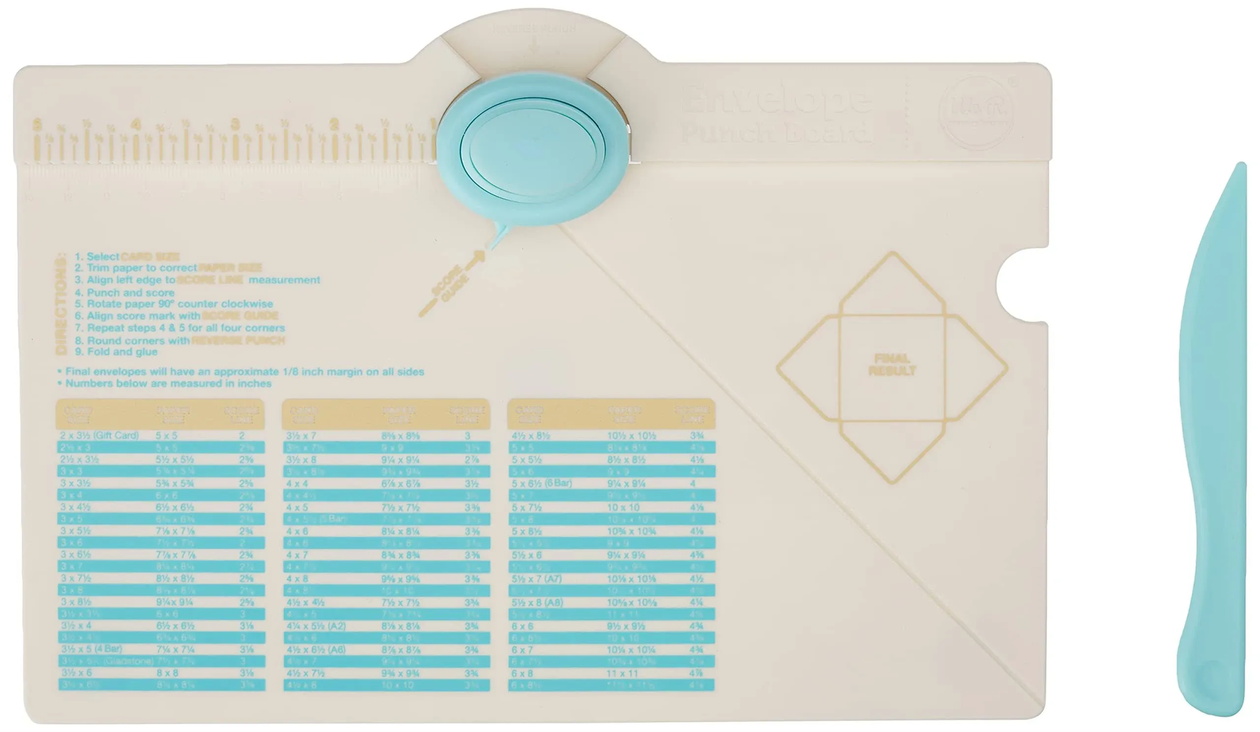 We R Memory Keepers Envelope Punch Board