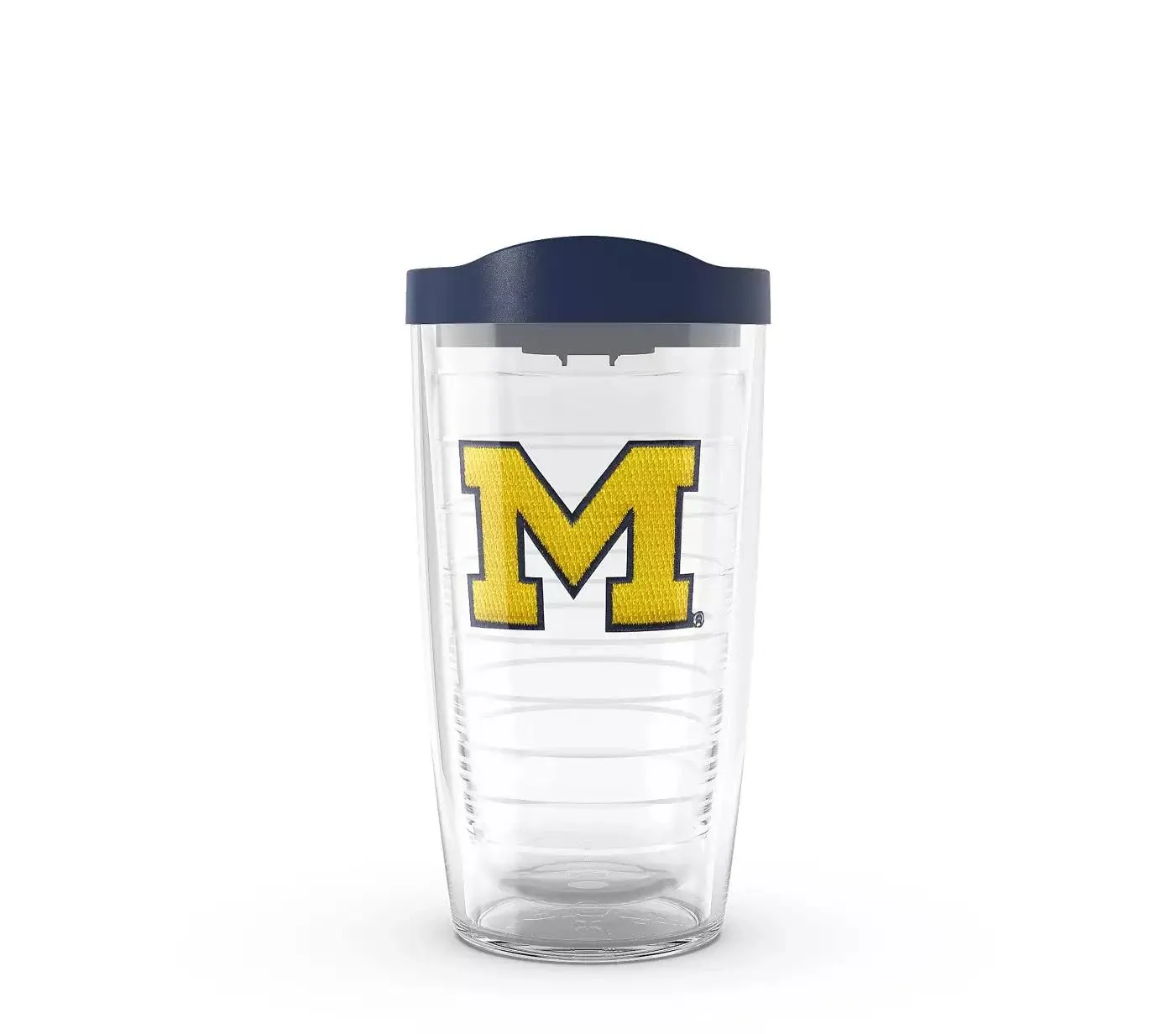 Tervis Made in USA Double Walled University of Michigan UM Wolverines Insulated Tumbler Cup Keeps Drinks Cold & Hot, 16oz, Big M