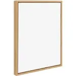 Kate and Laurel Blank Framed Canvas for Wall, 18 x 24, Natural, Sleek Modern Empty Canvas for Painting Your Own Art, Premium Canvas Already Framed