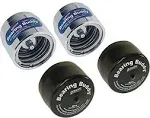 Bearing Buddy Chrome Bearing Protectors (2.328" Diameter) with Bras - Pair