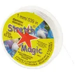 Stretch Magic SMJ10001 Stretch Magic 1mm Bead and Jewelry Cord, 100m, Clear