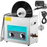 VEVOR Ultrasonic Vinyl Record Cleaner 6 L 1.60 gal. Ultrasonic Cleaning Machine 40 kHz for Records Jewelry Glasses