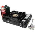 Gas One Dual Fuel Portable Stove 15,000Btu With Brass Burner