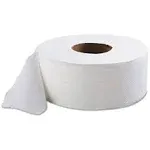 Morcon Jumbo Bath Tissue, Septic Safe, 2-Ply, White, 700 ft, 12 Rolls/Carton