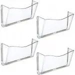 Azar Displays 250035 Clear Single Pocket Wall File