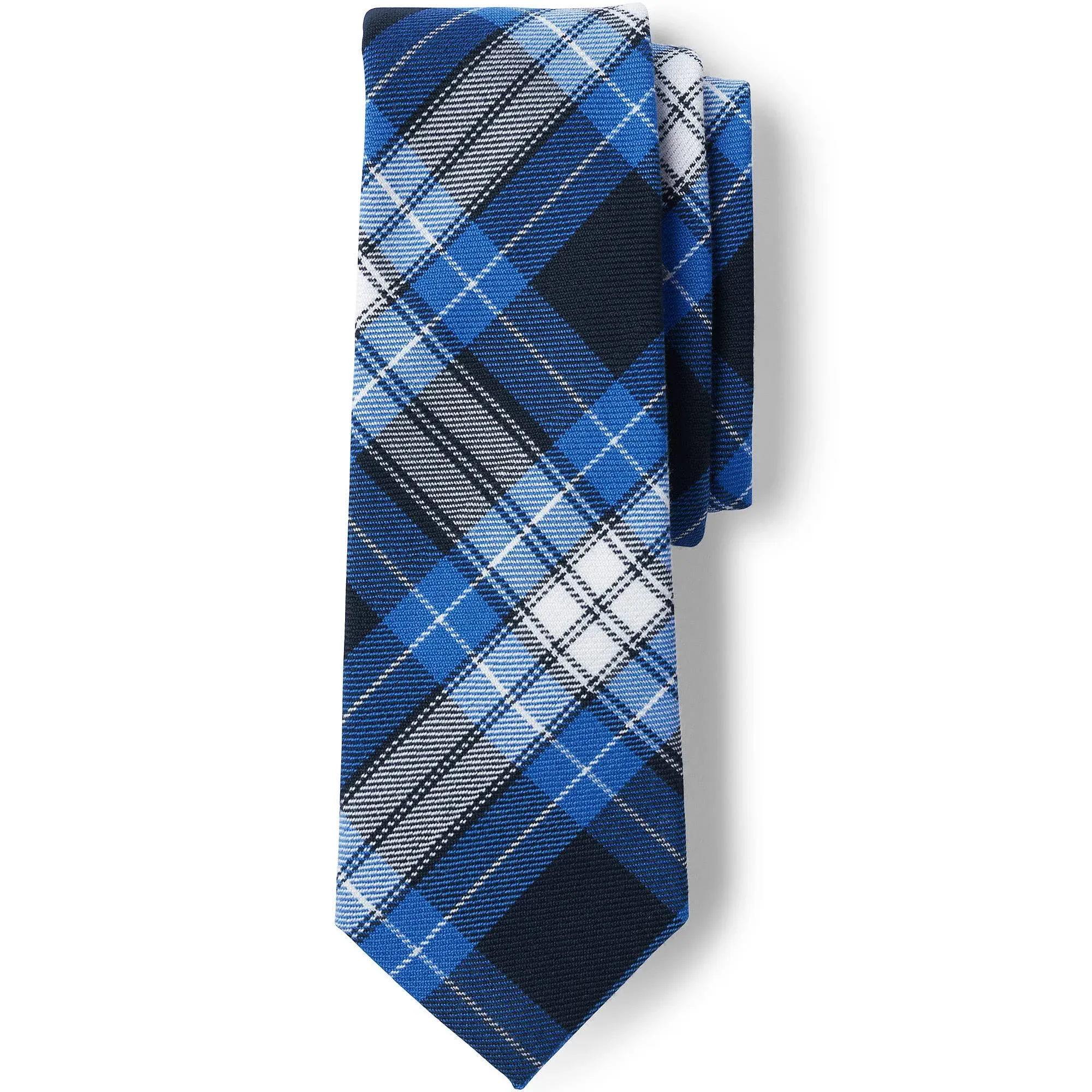 Lands' End Adult Plaid Tie