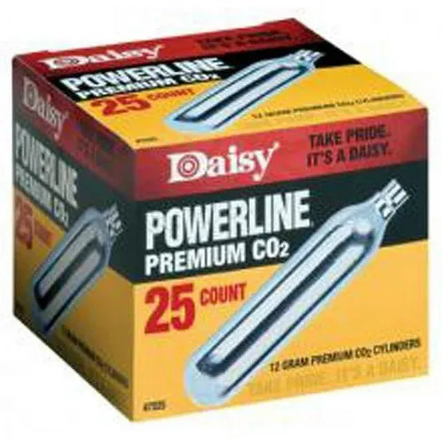 Daisy PowerLine 25 Pack CO2 Cylinders