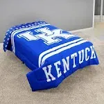 College Covers Everything Comfy Kentucky Wildcats Reversible Big Logo Soft and Colorful Comforter, Queen