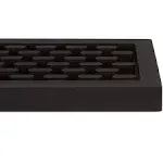 Heavy Duty Silicone Bar Service Mat: (3.25 inch x 18 inch) Food Safe, Commercial Strength Bar & Restaurant Service Mat, Black