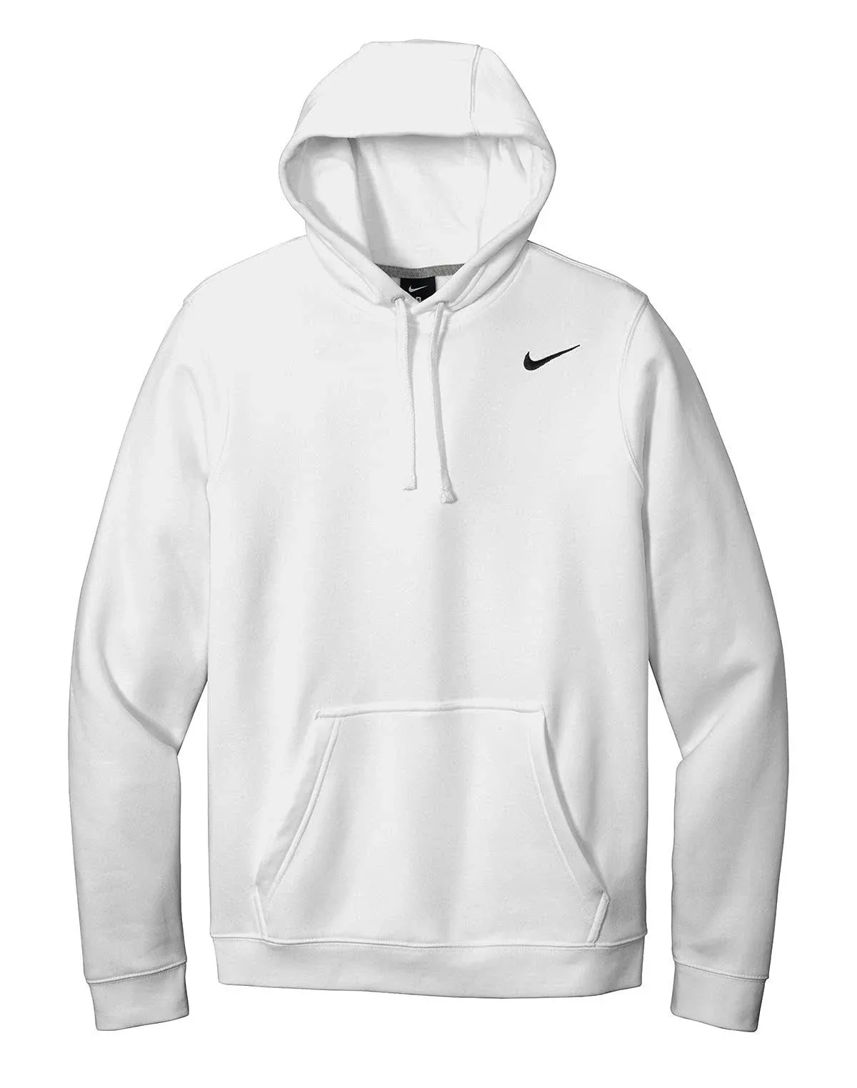 Nike Club Fleece Pullover Hoodie (White) 2XL