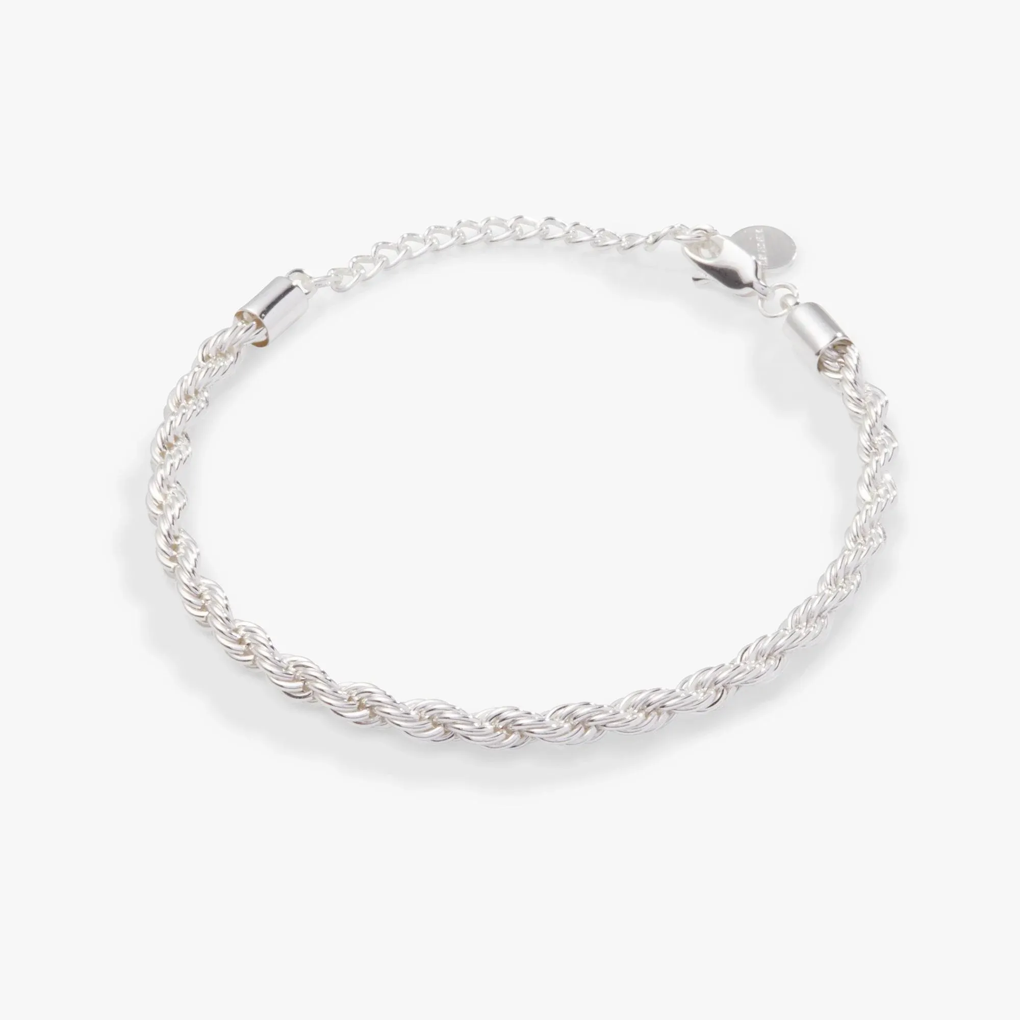 Alex and Ani Everyday French Rope Chain Bracelet in Shiny Silver